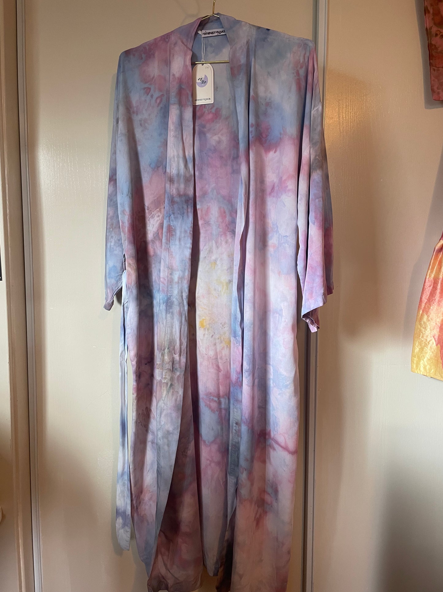 Hand Dyed Abstract Robe