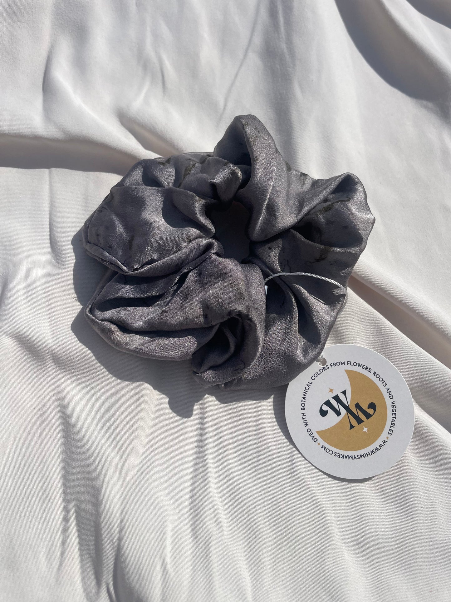 Plant Dyed Silk Scrunchie