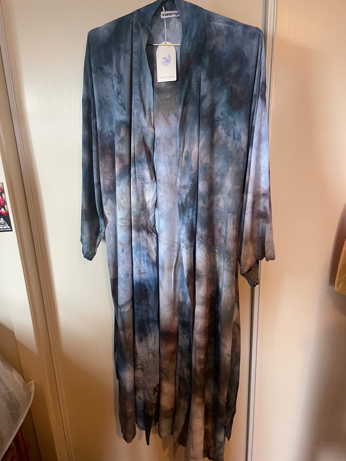 Hand Dyed Abstract Robe