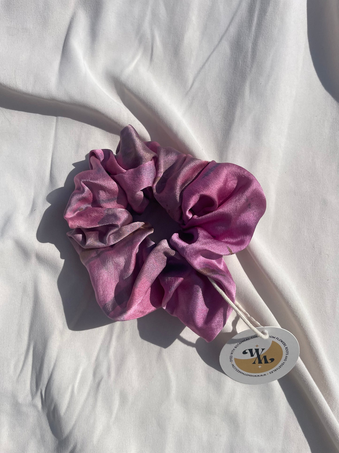 Plant Dyed Silk Scrunchie