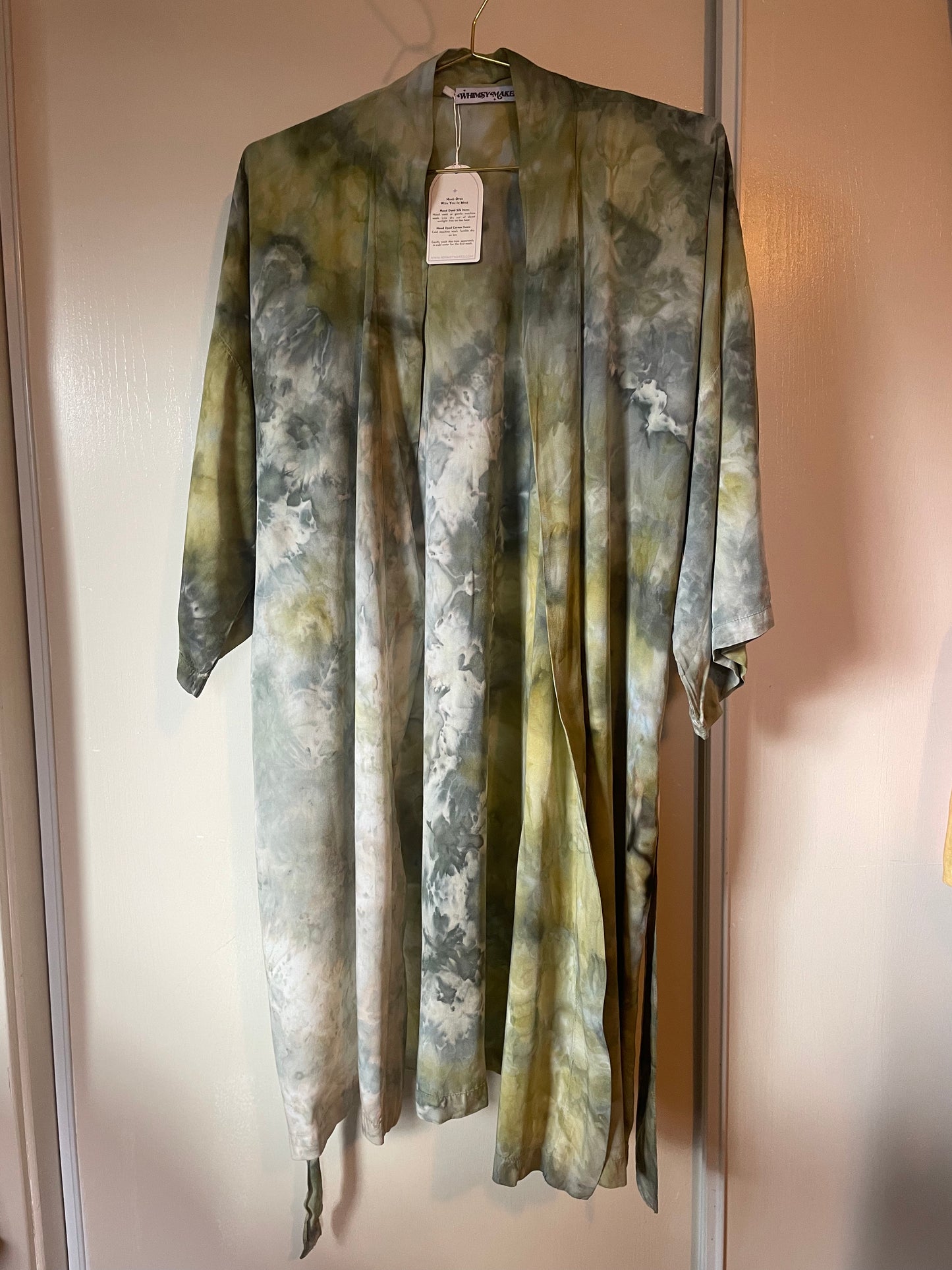 Hand Dyed Abstract Robe