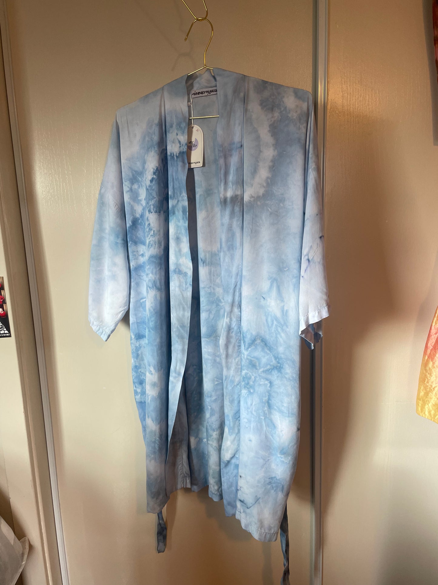 Hand Dyed Abstract Robe